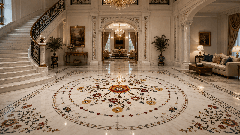 Marble Flooring by Hashim Marble Art